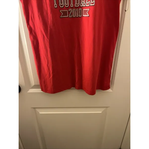 Wisconsin Badgers 2010 Football Schedule T-Shirt G-III For Her Red Womens Size M - Image 6