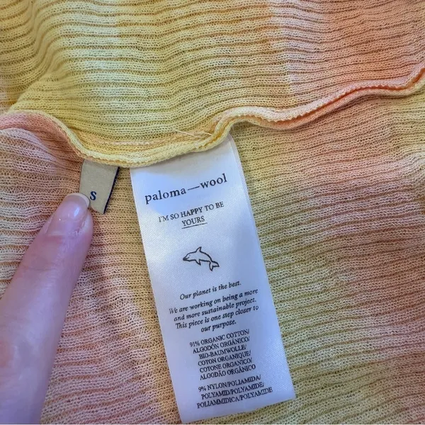 Paloma Wool Sauce Cropped Top Orange - Image 8