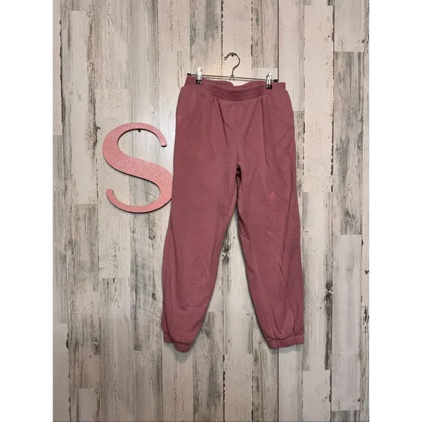 Women’s Pink Sweatpants Joggers Size Small – Cozy Fit, Elastic Waist & Cuffs - Image 2