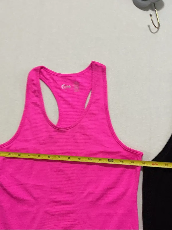 ZYIA and Fabletics Racerback Tank Duo in Hot Pink and Black - Image 6