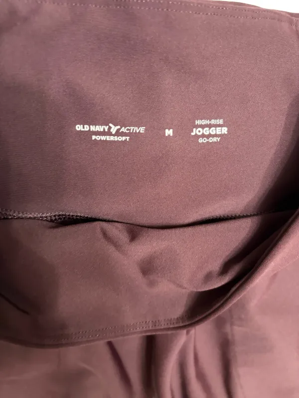Old Navy Maroon Joggers Active - Image 3