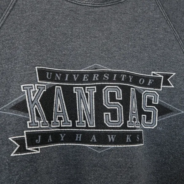 Gear for Sports Vintage 90s University of Kansas Jayhawks Sweatshirt - Image 4