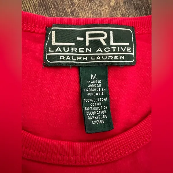 L-RL Lauren Active | Ralph Lauren ladies t-shirt. Size: M - Image 4