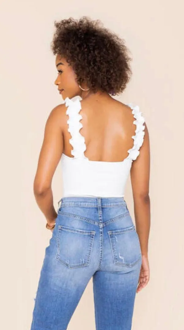Francesca's White Bodysuit - Image 3