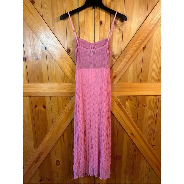 EMORY PARK Kennedy Midi Dress Pink Size Medium nwt (4162) - Image 6