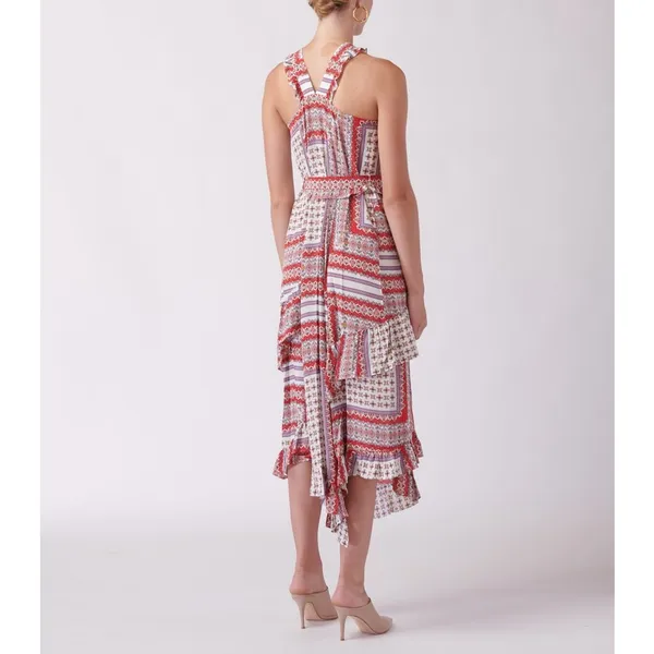 Derek Lam 10 Crosby Dasha Halter Size‎ 4 Red - Image 5