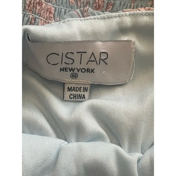 CISTAR Long Sleeve‎ Floral Smocked Waist Mini Dress - Image 9