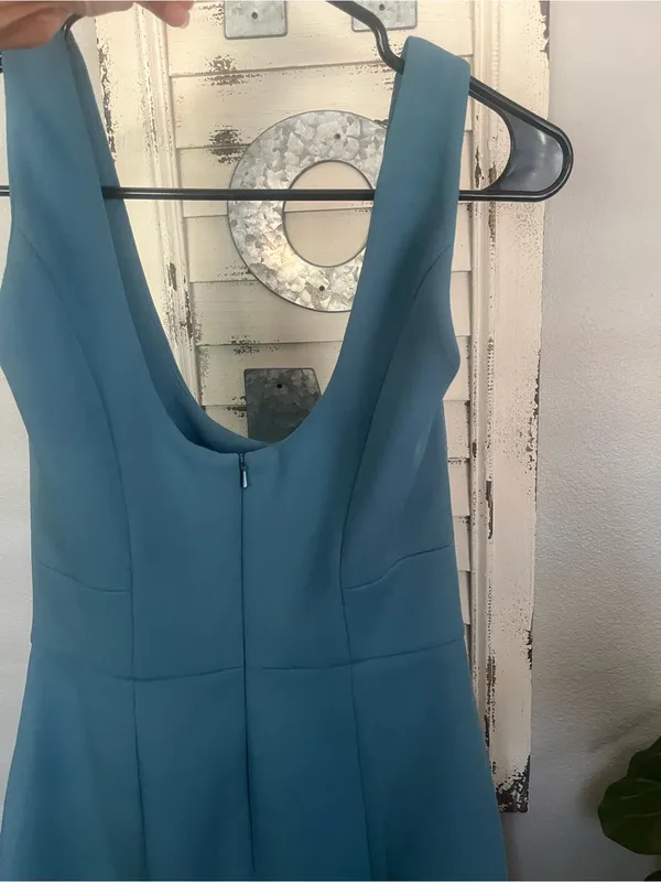 Elliatt Women’s Teal Sleeveless Fit-and-Flare Dress size small - Image 2