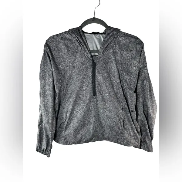 Lululemon I Put‎ A Shell On You Jacket Sea Spray Size 4 Half Zip Windbreaker - Image 3
