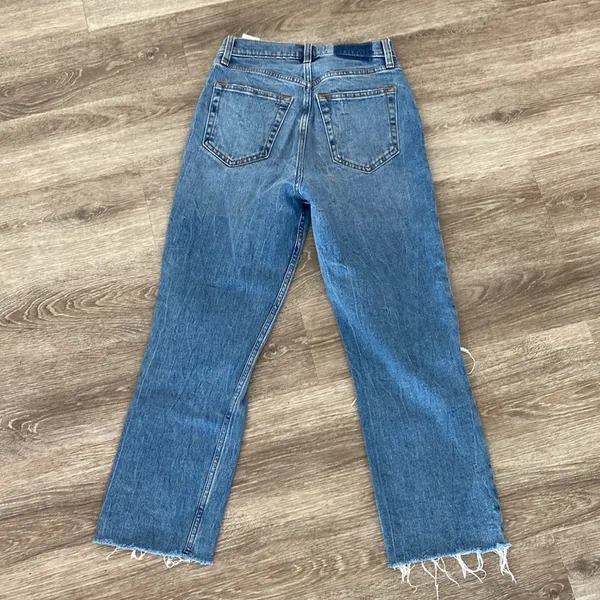 Abercrombie ultra high rise ankle straight leg jeans 25 0 short curve love - Image 7