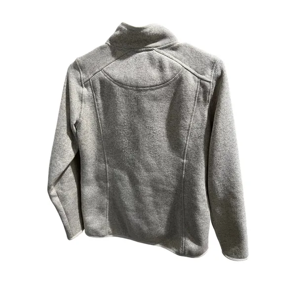 L.L.Bean Women’s Fleece Jacket Small Gray Full Zip Outdoor Casual - Image 6