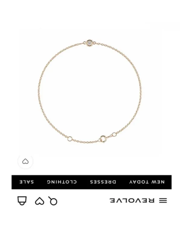 Revolve x MARRIN COSTELLO Soleil Bracelet White Topaz, Sterling Silver/ 14k Gold - Image 3