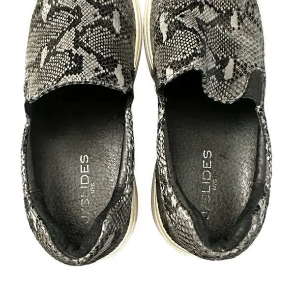 J/SLIDES Snake Skin Platform Slip On Sneakers 7 - Image 4