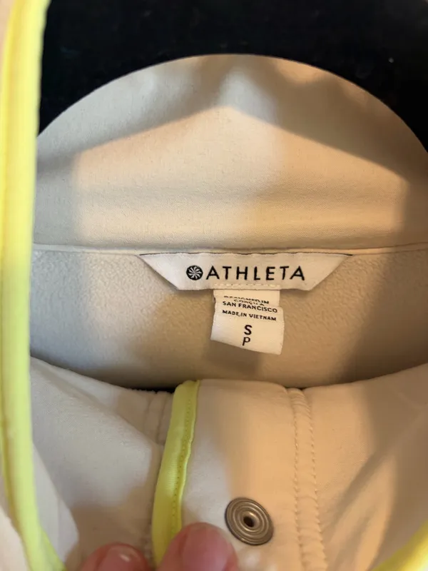 Athleta Off White Button Up Jacket - Image 3