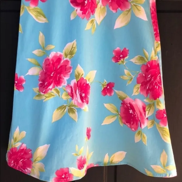 J.T.B. Floral Strapless Dress‎ - Image 4