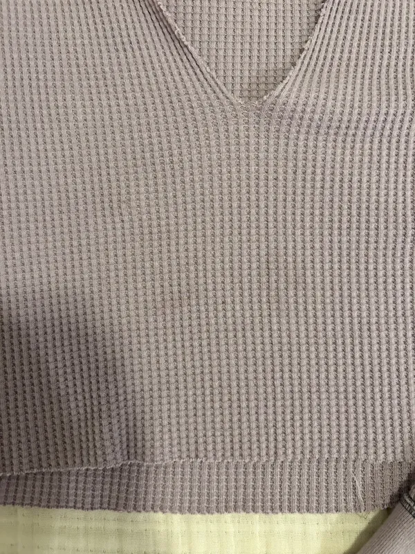 BDG Lavender Waffle Long Sleeve - Image 4