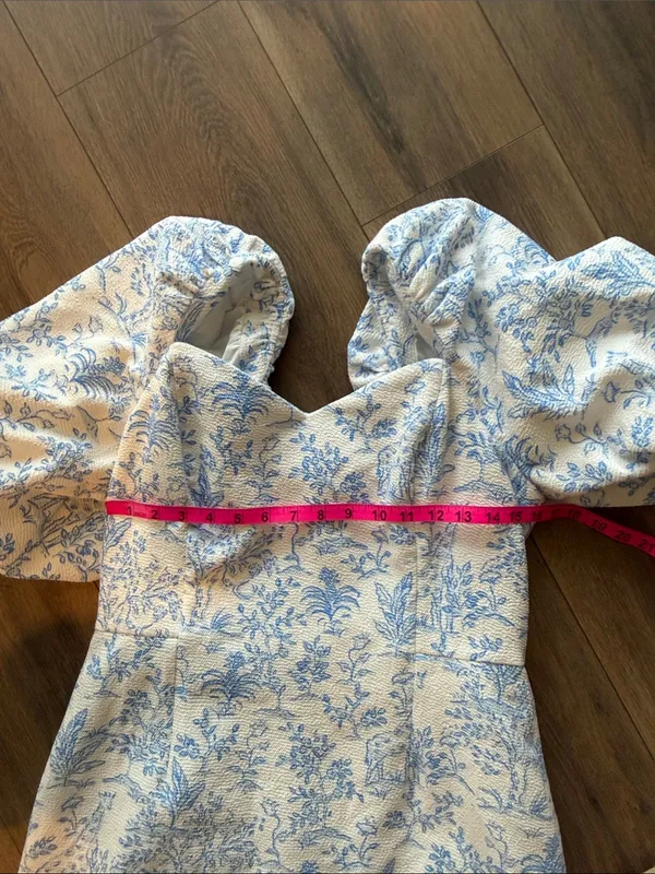 Lilly Pulitzer Justina Floral Puff Sleeve Romper Dress- size 14 - Image 5