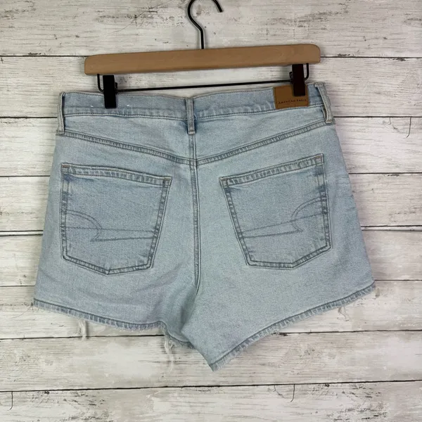 American Eagle Relaxed Fit Denim Shorts Size 10 Strigid - Image 3