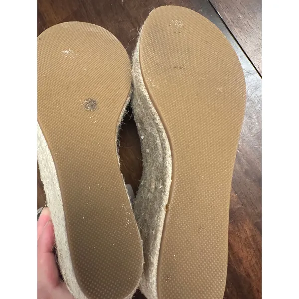 Soludos women's positano suede platform wedges espadrilles size 7 in ash gray - Image 4