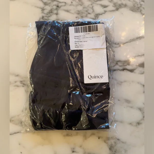 NWT Quince Women Ultra-Form High-Rise Legging Deep Navy Leggings XS 25” inseam - Image 6