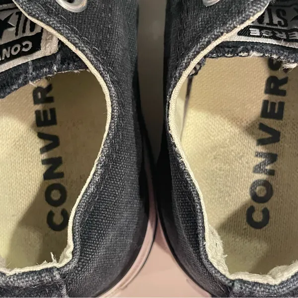 Converse Chuck Taylor All Star Lift Ox Black Women 5 Platform Sneakers Classic - Image 5