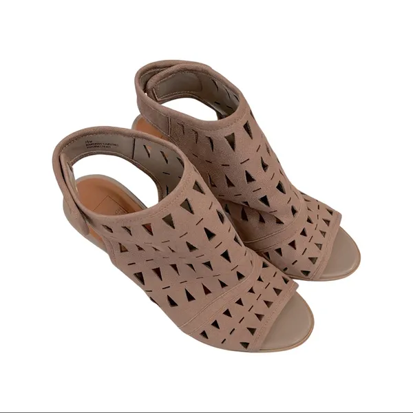 14th & Union Trinton Laser-Cut Taupe Sandal Size 7.5M - Image 5