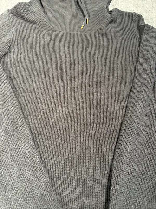 Lauren Ralph Lauren black Funnel Neck Knit Sweater medium - Image 3