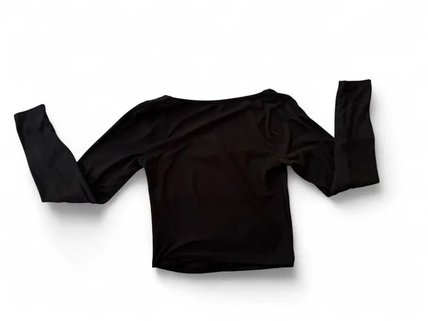 Sincerely Jules black long sleeve top. No sizing tag but size XS/S. - Image 2