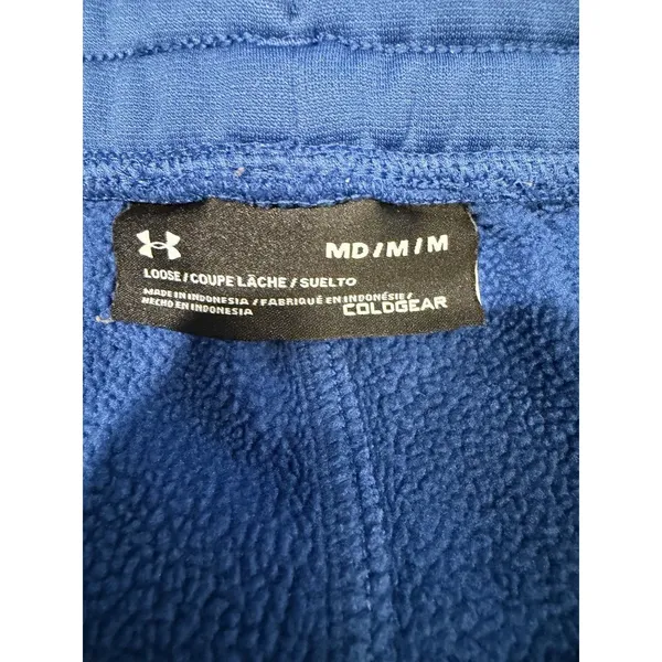 Under Armour ColdGear Medium Blue Jogger Sweat Pants - Image 4