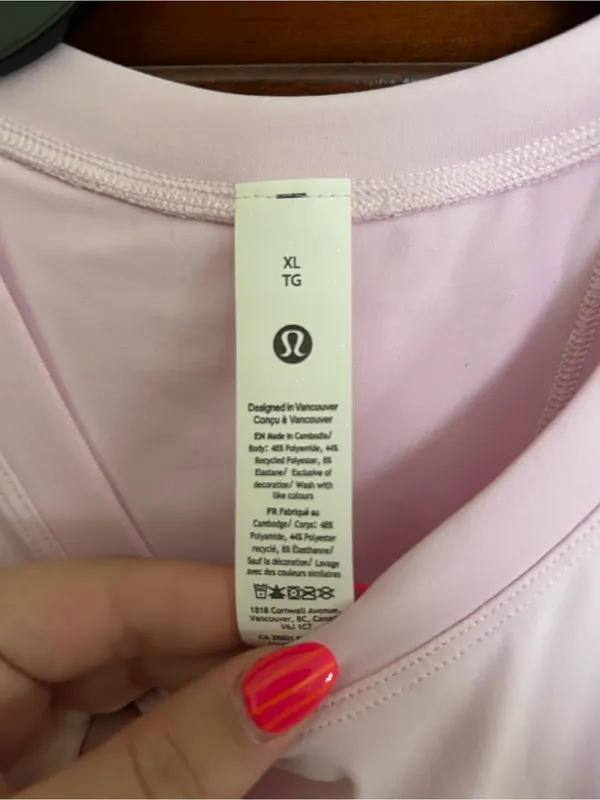 lululemon light pink sleeveless workout tank - Image 2