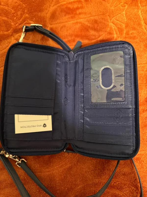 Vera Bradley Bag Shoulder Quilted Blue - Image 10