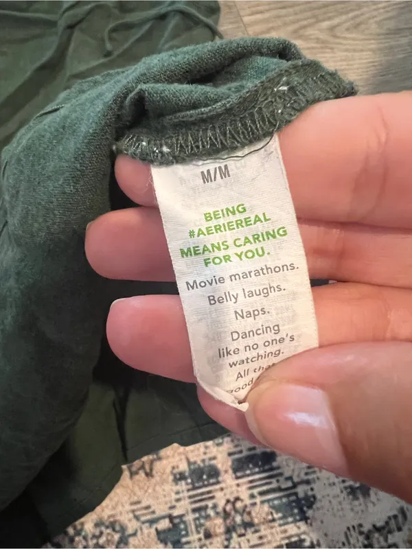 Aerie Dark Green Spaghetti Strap cut out Slip Dress - Image 6