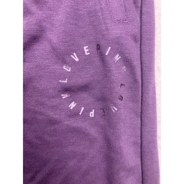 PINK Victoria's Secret Butter Soft French Terry Jogger‎ Women M Purple New - Image 2