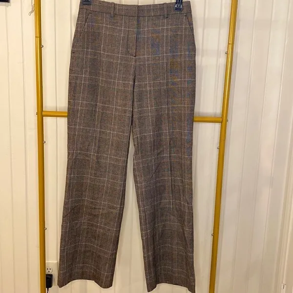 Zara Plaid Gaucho Pants - Image 2