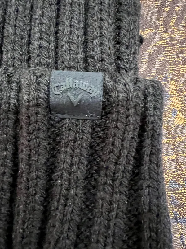 Callaway blk extended season hat. Fleece lined - Image 4
