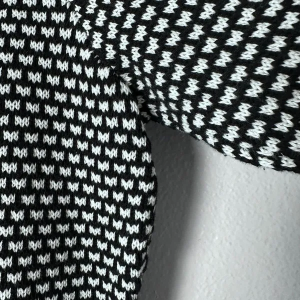 Karen Scott Womens XL Henley V-Neck Sweater Black & White‎ - Image 12