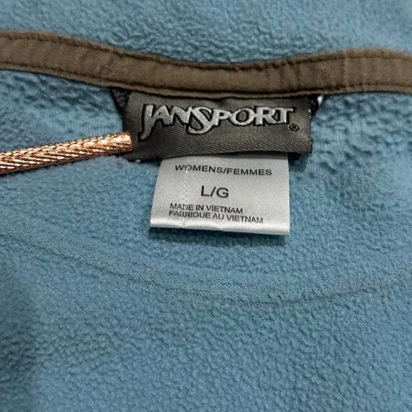 Blue vintage 90s Jansport crewneck sweatshirt - Image 5