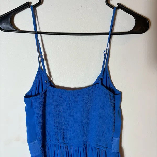 Abercrombie &‎ Fitch Blue Spaghetti Strap Dress Size Medium - Image 7