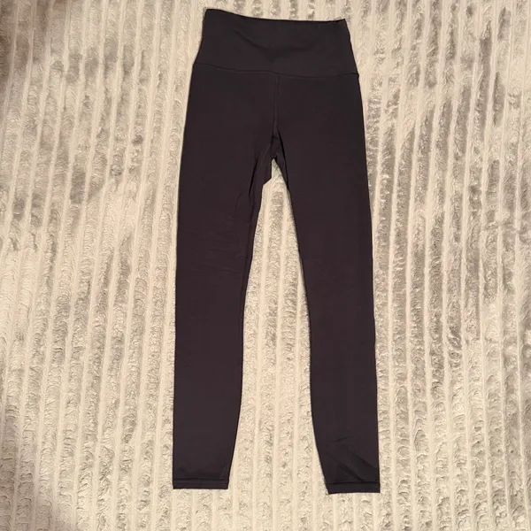 Prana Womens High Waisted Yoga Leggings Charcoal Gray XS Activewear Workout - Image 2