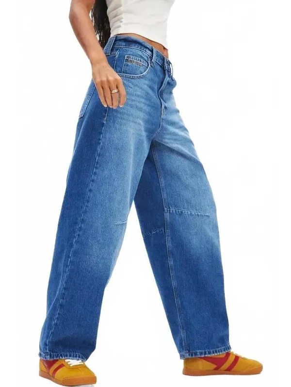 UO BDG Logan Buckle Baggy Barrel Jeans Urban Outfitters NWT Denim Rims 31 - Image 5