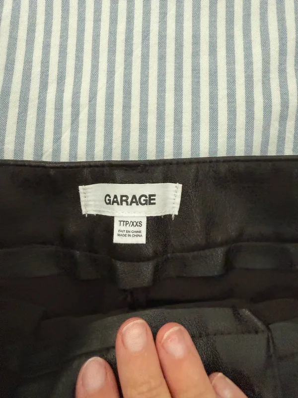 Garage Leather Skirt - Image 2