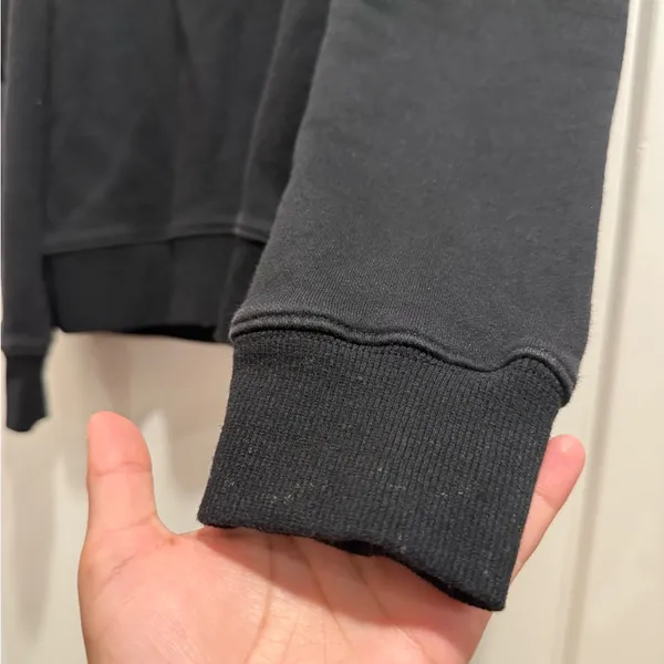 Pam & Gela Black Puff Sleeve sweatshirt Size Small‎ - Image 4