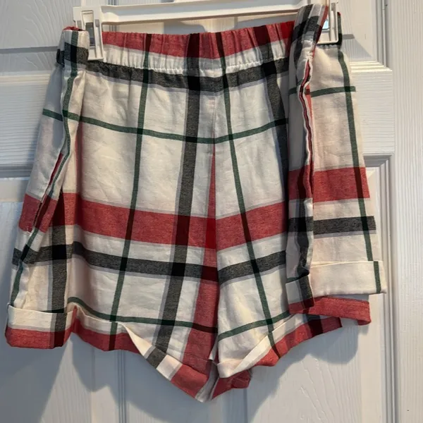 Stars Above Women’s Plaid Sleep Shorts NWT Size XXL - Image 2