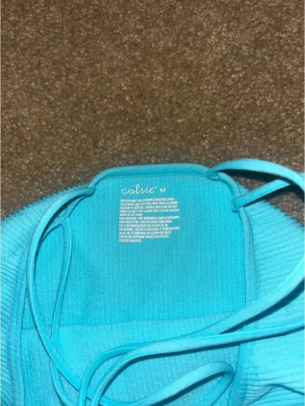strappy tank top Blue Size M - Image 2