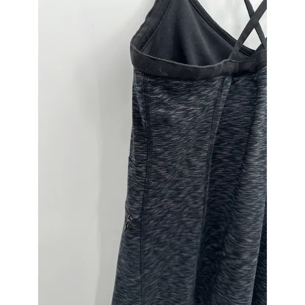 The North Face‎ Womens Gray Tennis Dress Sz M Workout Pickleball Bra Active - Image 9