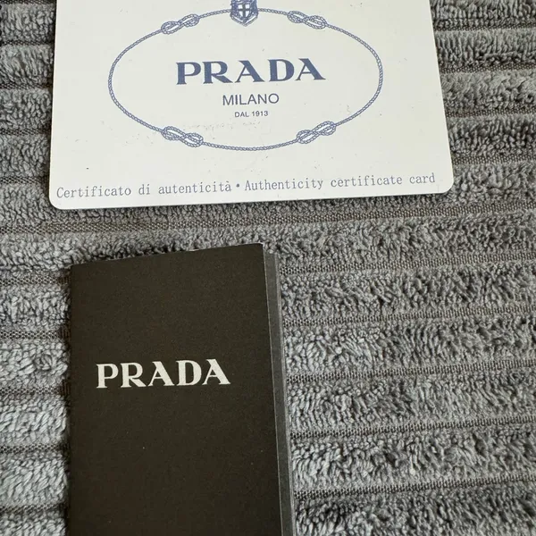 Prada Lot Of 3: Authenticity card. Product Info booklet Branded Sunglasses cloth - Image 3