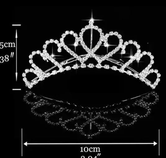 New wedding bridal princess crown hair accessories - Image 3