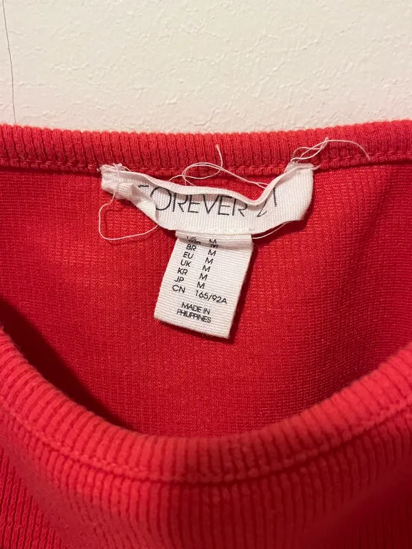 Forever 21 Red Tank - Image 2