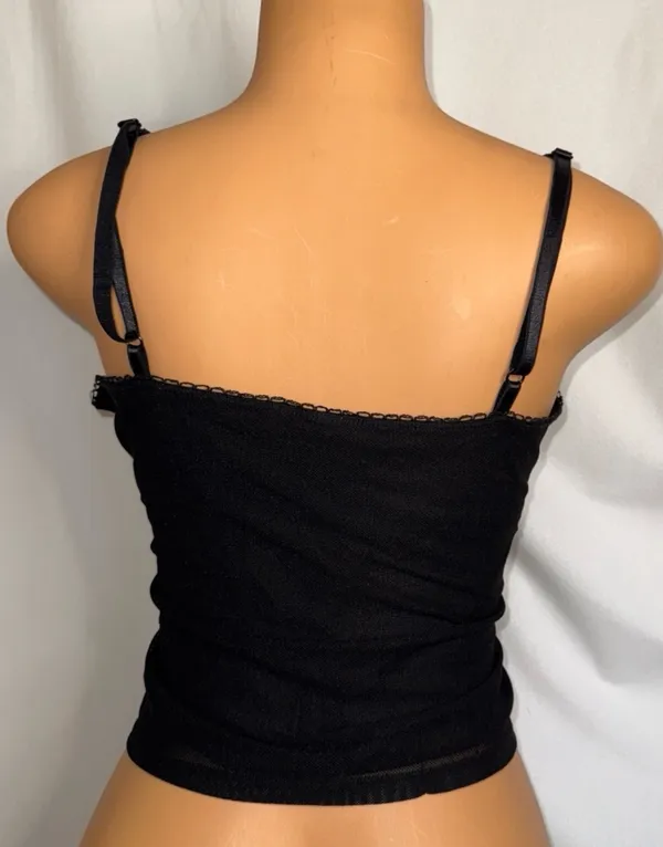 Black Lace Tank Size L - Image 2