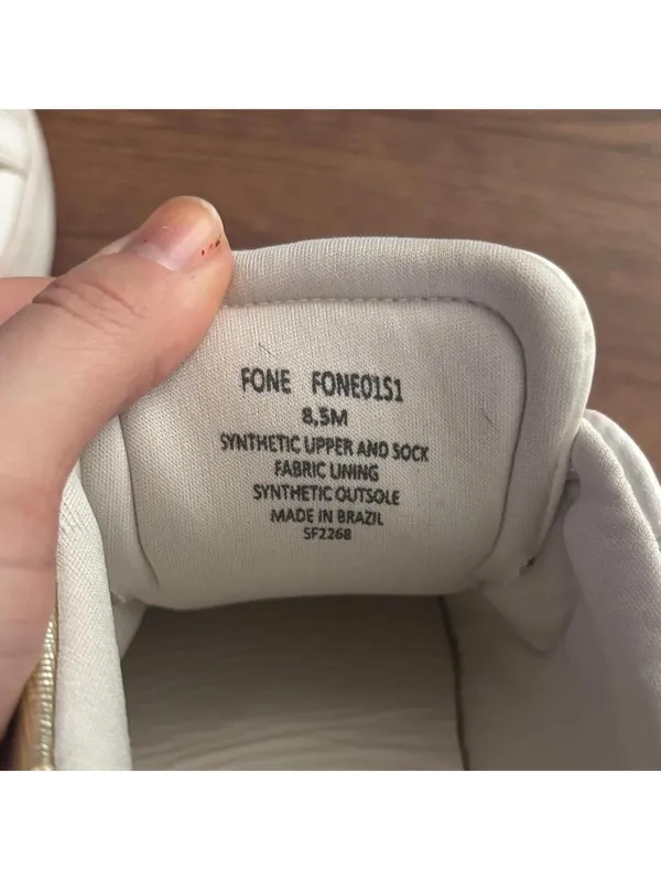 Steve Madden Fone White and Leopard Print Women's Sneakers Casual Everyday FLAWS - Image 9
